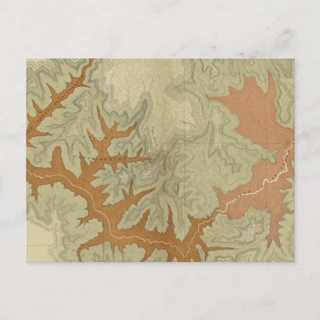 Geologic Map Of The Southern 2 Postcard (Front)