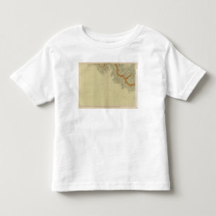 Geologic Map Of The Southern Toddler T-shirt