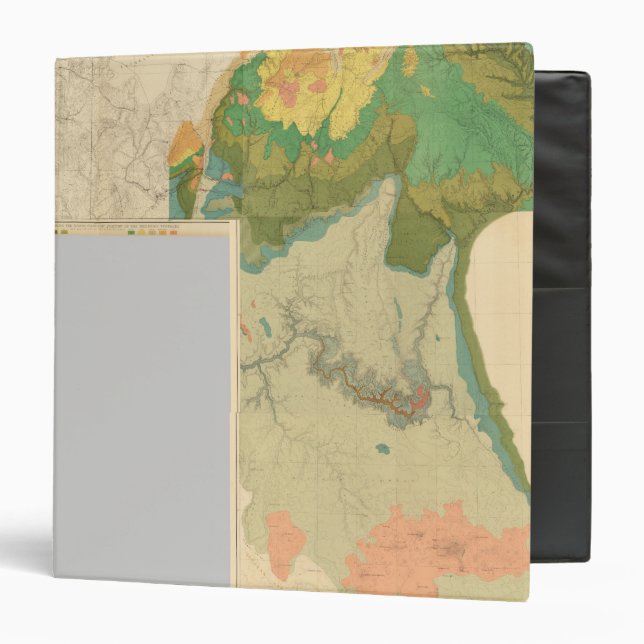 Geologic map sheets binder (Front/Inside)
