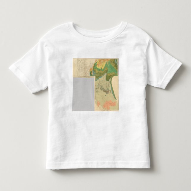 Geologic map sheets toddler t-shirt (Front)