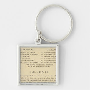 Geological and geographical atlas of Colorado Keychain