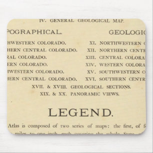 Geological and geographical atlas of Colorado Mouse Pad