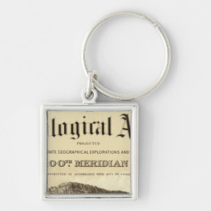 Geological Atlas Title Page Keychain