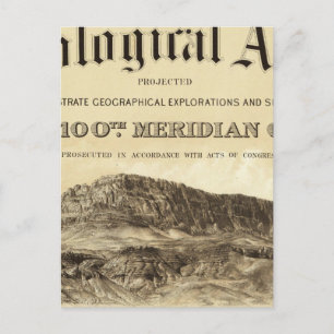 Geological Atlas Title Page Postcard