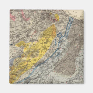Geological map of Edinburgh Magnet