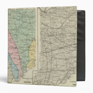 Geological map of Indiana Binder