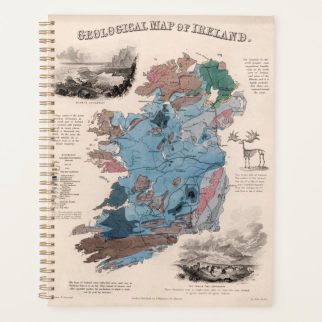 Geological Map of Ireland Planner (Front)
