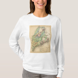 Geological map of Maine T-Shirt
