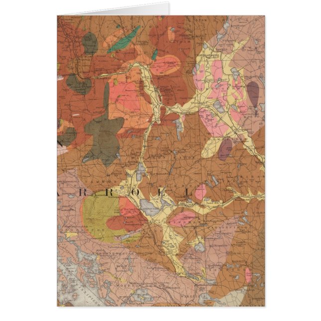 Geological Map of New Hampshire (Front)