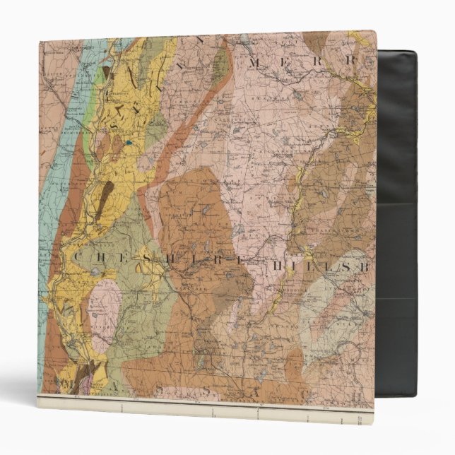 Geological Map of New Hampshire 2 Binder (Front/Inside)