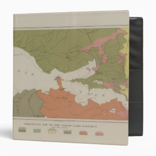 Geological Map of the Clear Lake District Binder
