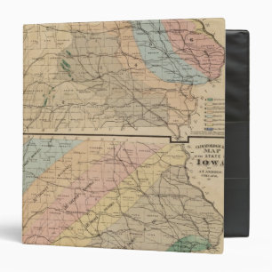 Geological map of the State of Iowa Binder