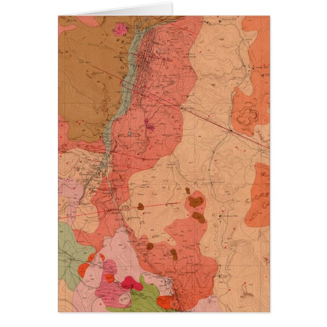 Geological Map of the Washoe District (Front)