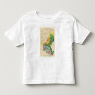 Geological Map Of The Western Part Toddler T-shirt