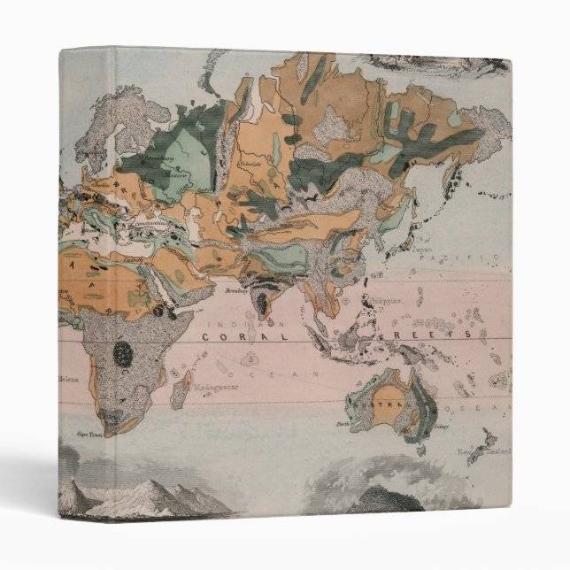 Geological Map of the World Binder (Front/Spine)