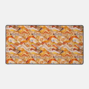 Geological Sedimentation Texture Desk Mat