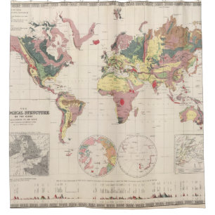 Geological structure of globe