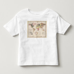 Geological structure of globe toddler t-shirt