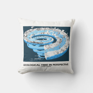 Geological Time In Perspective (Earth's History) Throw Pillow