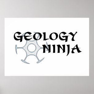 Géologie Ninja Poster