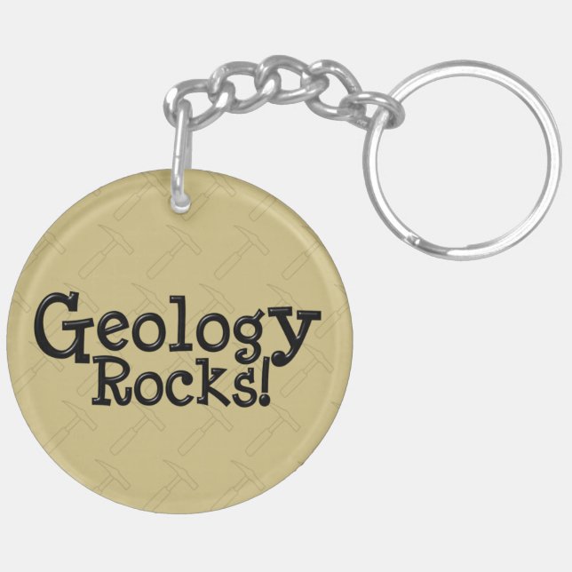 géologie rocks! Porte - clé acrylique (Dos gauche)