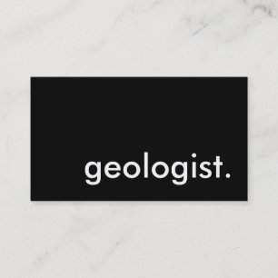 geologist business card