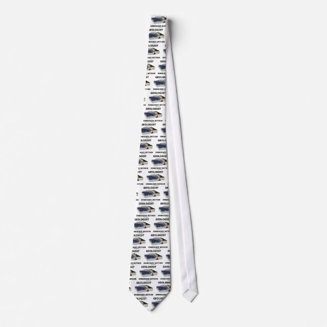 Geologist Embedded Within (Subduction Zone) Tie (Front)