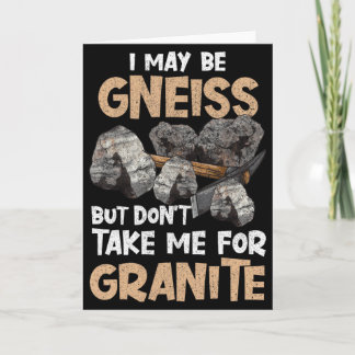 Geologist Gift Funny Geology Rock Science Earth Gn Card