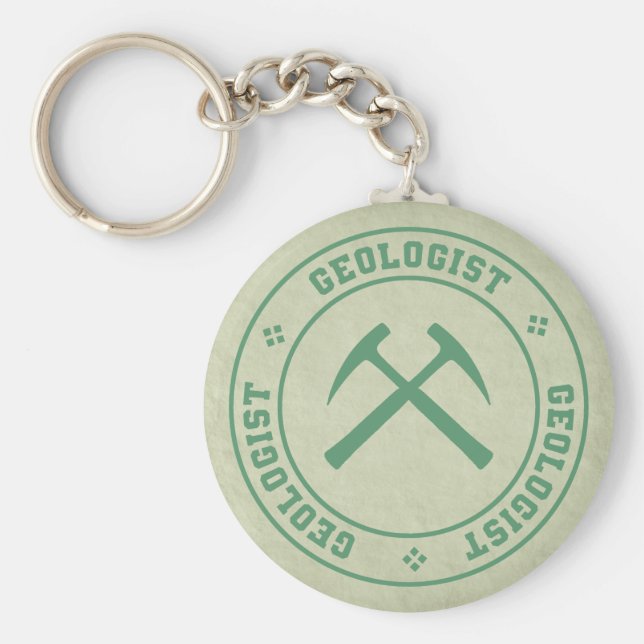Geologist Keychain (Front)