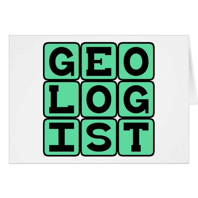 Geologist, Study of Earth (Front Horizontal)