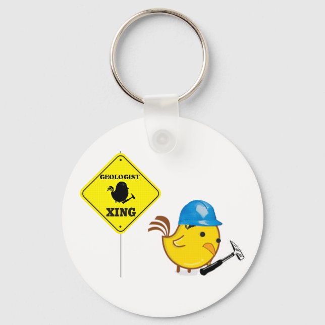 Geologist Xing Keychain (Front)