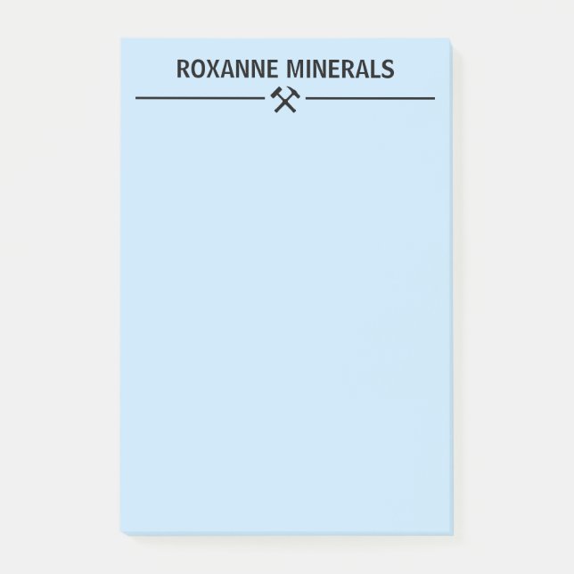 Geologist's Custom Post-it Notes (Front)