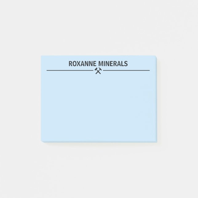 Geologist's Custom Post-it Notes (Front)