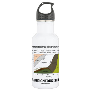 Geologists Happiest People Igneous Is Bliss 532 Ml Water Bottle