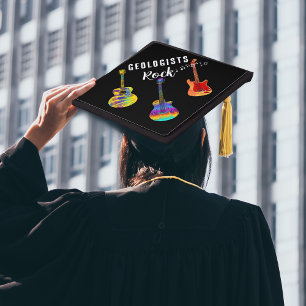 Geologists Rock Funny Graduation Cap Topper