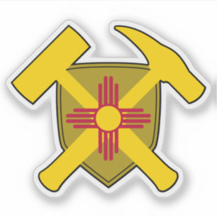 Geologist's Rock Hammers- New Mexico Flag Vinyl