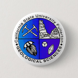 Geology Department Logo 2 Inch Round Button