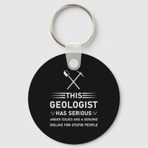 Geology Earth Science Funny Geologist T Shirt_4 Keychain