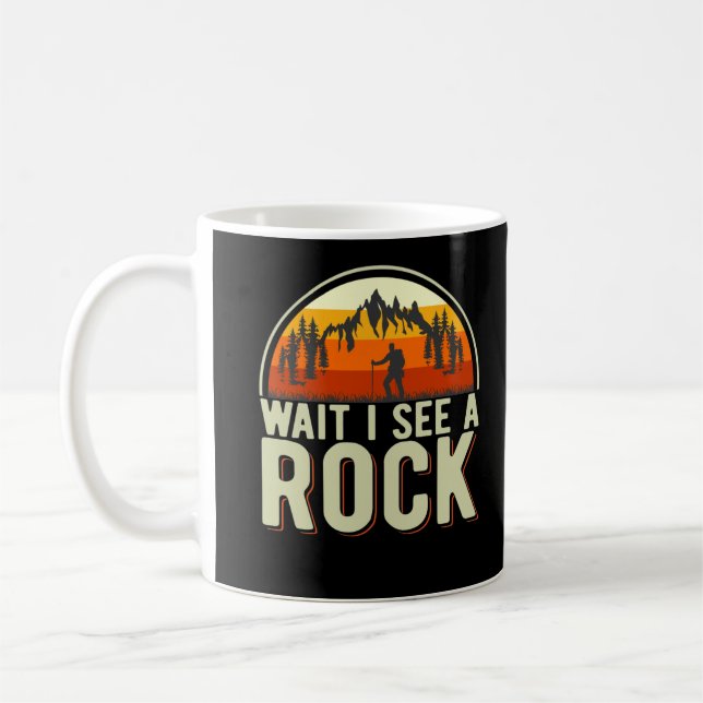 Geology Funny Rock Collecting Geologist Coffee Mug (Left)