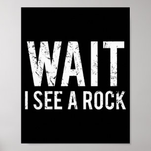 Geology Funny Rock Mineral Collector Humor Gift Te Poster