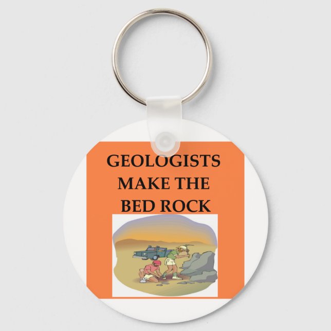 GEOLOGY geologist gifts Keychain (Front)
