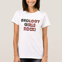Geology Girls Rock!  (USA Flag)