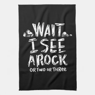 Geology - I See A Rock Kitchen Towel