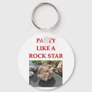 geology joke keychain