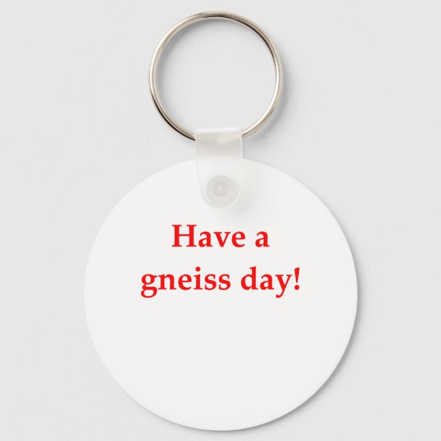 geology joke keychain (Front)