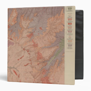 Geology Map, Yellowstone National Part, Wyoming 2 Binder