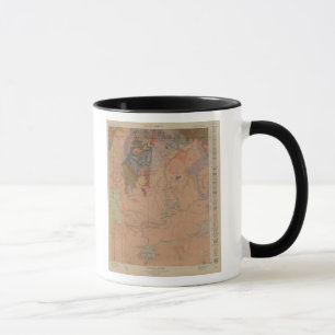 Geology Map, Yellowstone National Part, Wyoming Mug