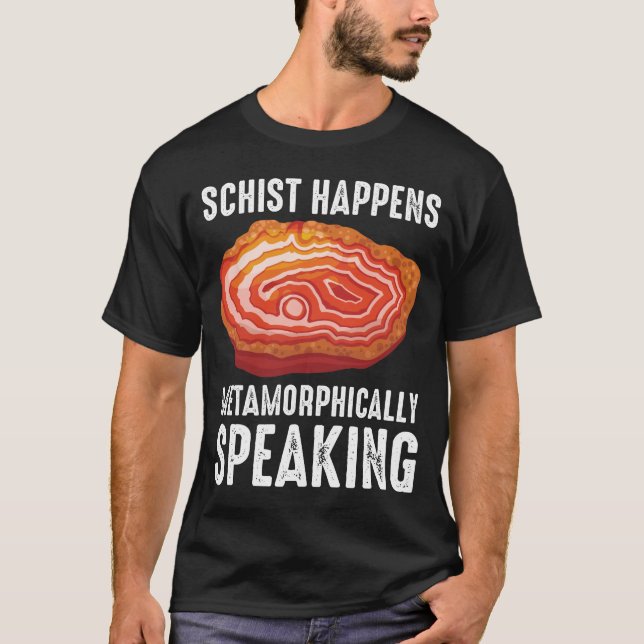 Geology Mineral Geode Scientist Funny Geologist T-Shirt (Front)