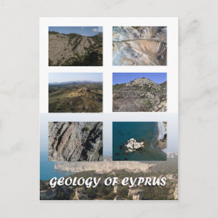 Geology of Cyprus postcard