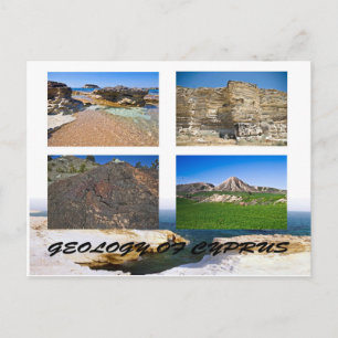 geology of cyprus postcard